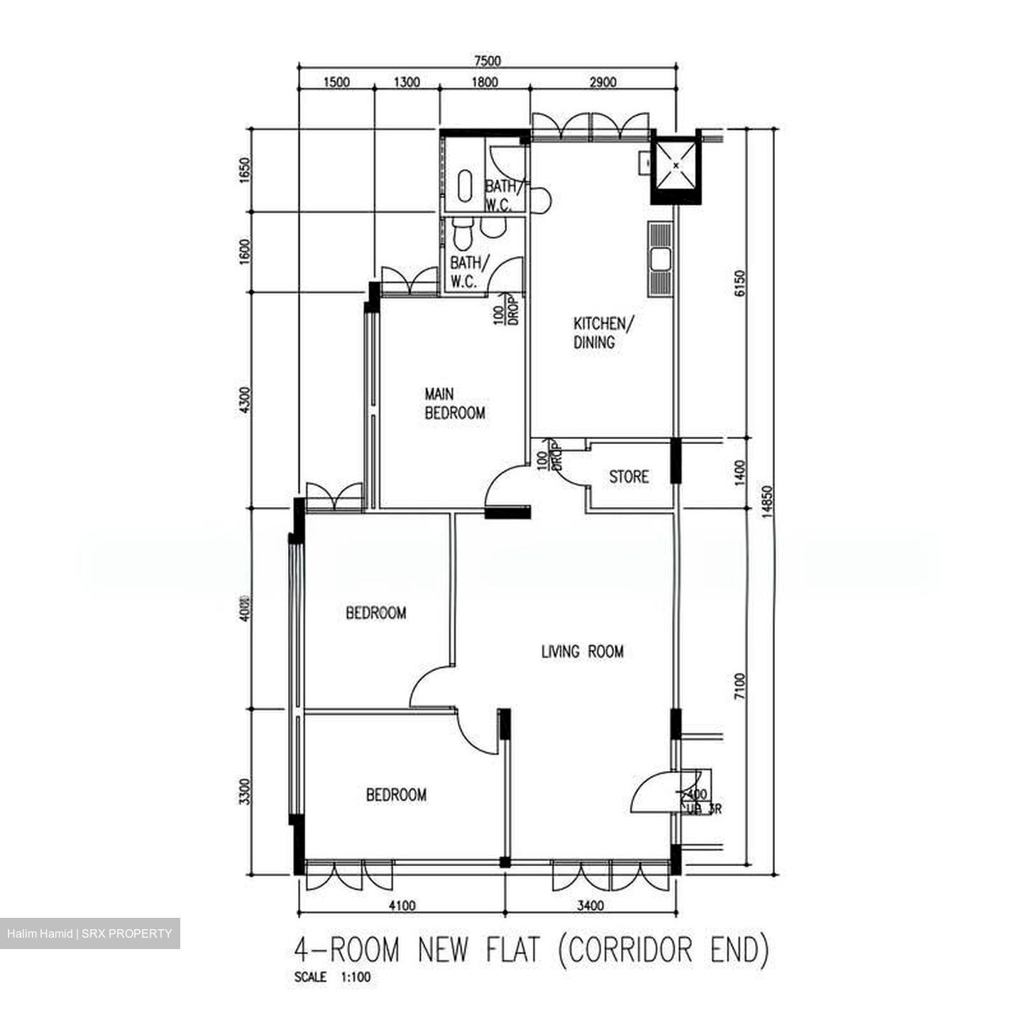 Blk 803 Tampines Avenue 4 (Tampines), HDB 4 Rooms #575400221